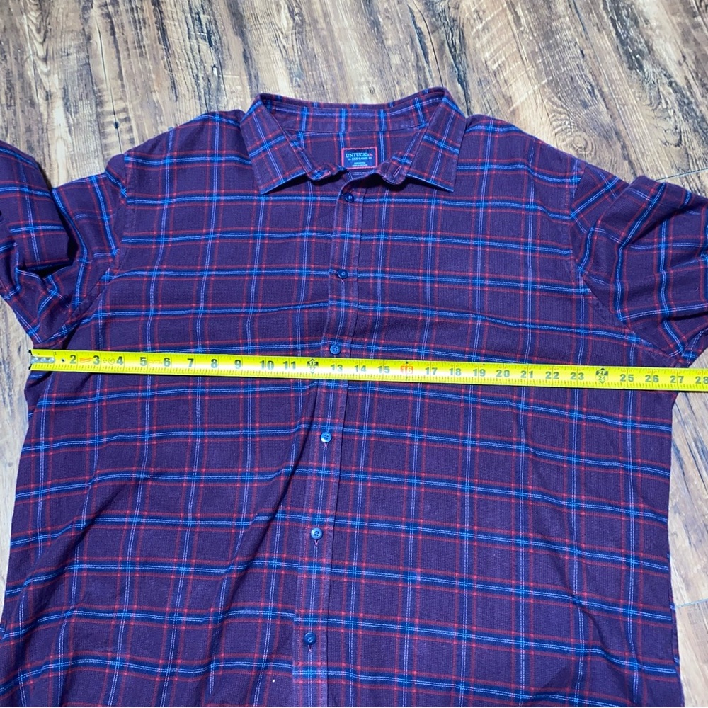 UNTUCKit Maroon Barry Button Down Long Sleeve Top… - image 5